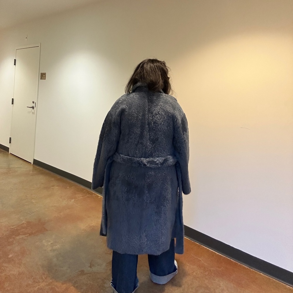 Theory Genuine Shearling Robe Coat - Sold on eBay - Picture 10 of 10